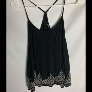 Flowy black tank top